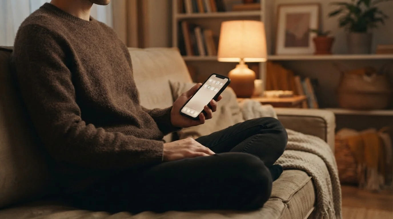 Making a mobile casino deposit by bank on a phone