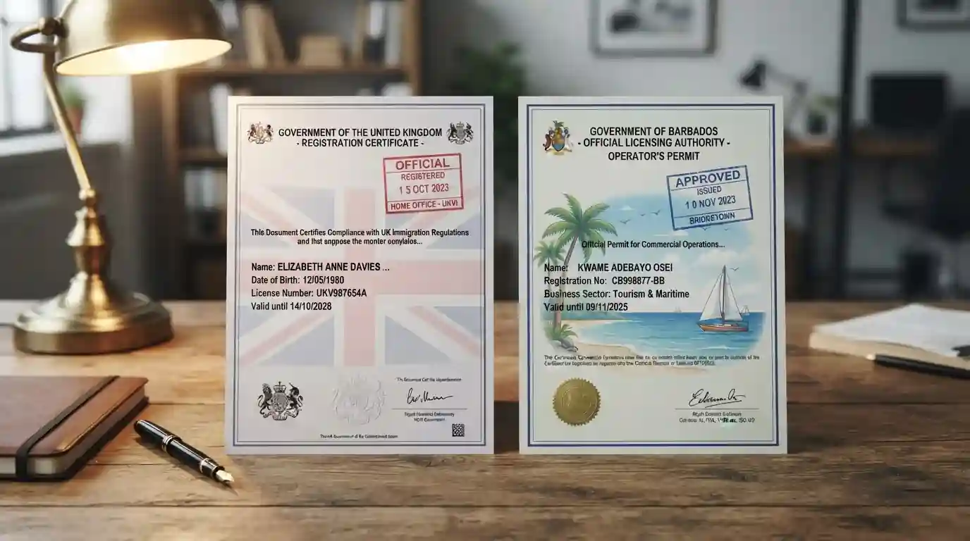 Offshore casino license comparison showing Curaçao and UKGC regulatory differences
